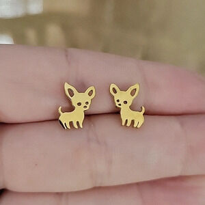 Terrier Toy Breed Stud Earrings